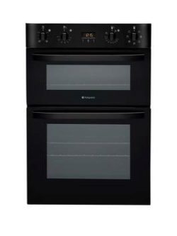 Hotpoint Ultima Dh93Ck Built-In Multifunction Electric Double Oven - Black